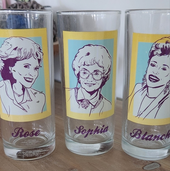 ๐น Silver Buffalo The Golden Girls Glassware Set โ 4 Glasses, 10oz Each, New in - Picture 12 of 16
